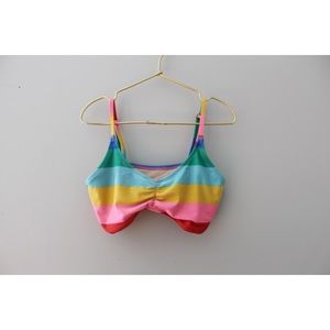 • CREW CUTS GIRLS RAINBOW 🌈 SWIM TWO PEICE HIGH RISE BOTTOMS 12 •